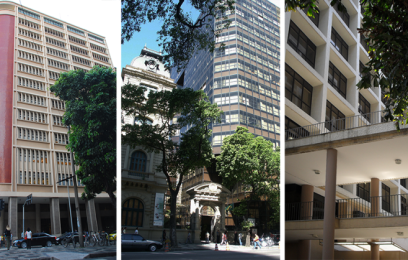 Fotos dos prédios da Justiça Federal no Rio de Janeiro