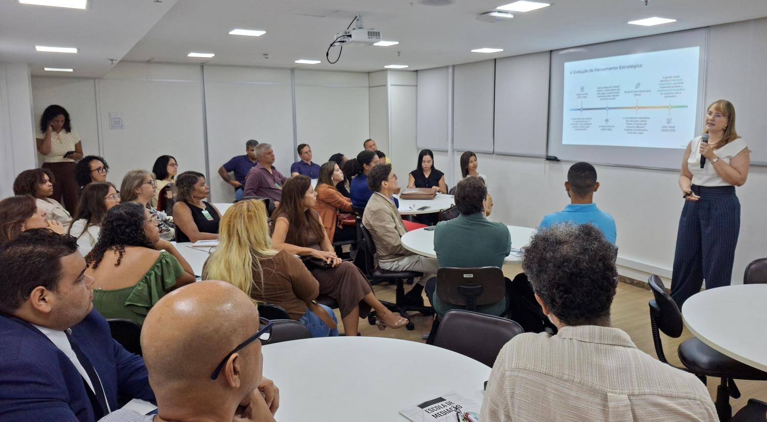 Segunda aula presencial do Curso de Formação de Conciliadores Judiciais