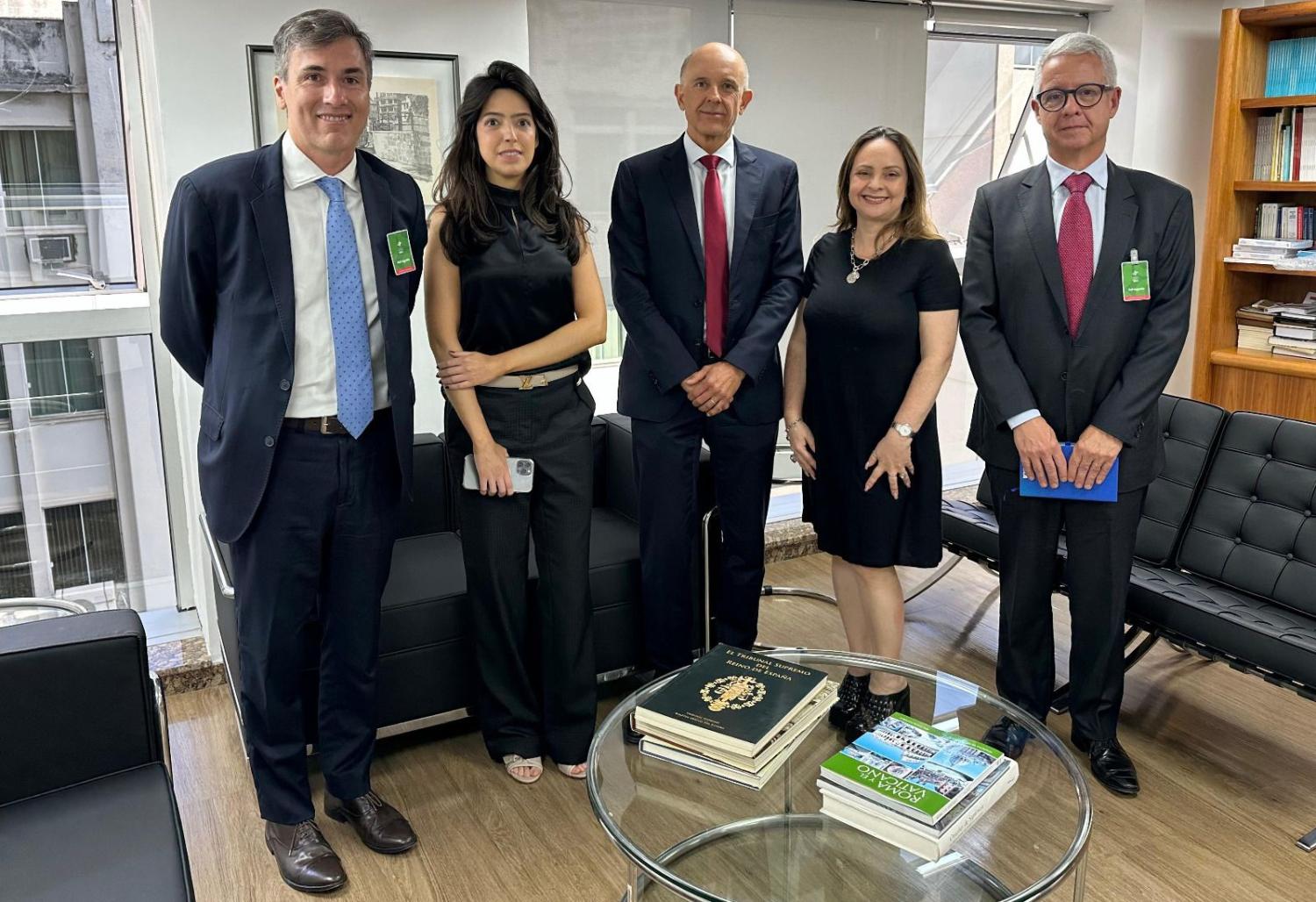 Participantes da reunião da CSF