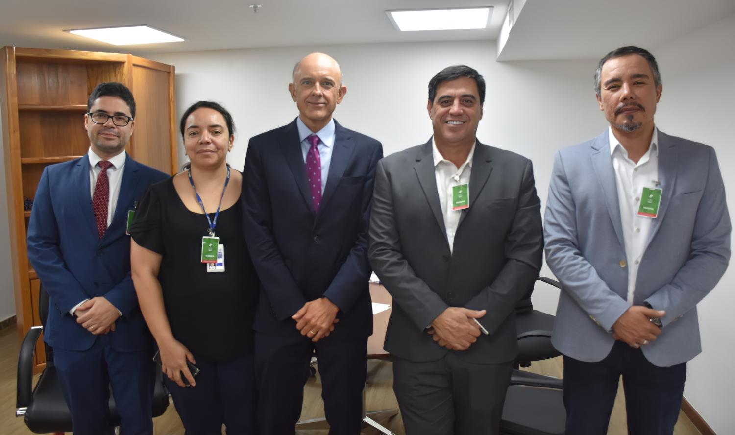 Participantes da reunião entre a CSF e o INSS