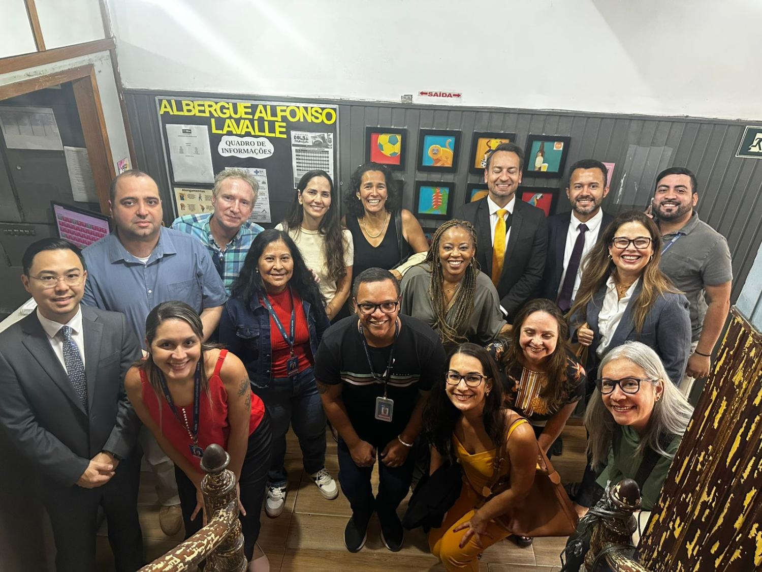 visita ao Albergue Alfonso Lavalle