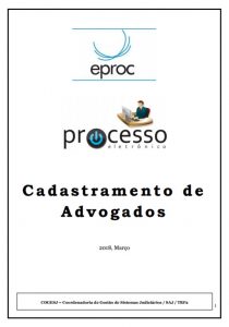 Cadastramento de Advogados