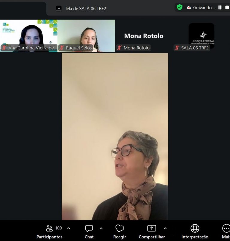 Coordenadora da Coordenadoria de Apoio à Gestão Municipal de Resíduos, Fernanda Peralta
