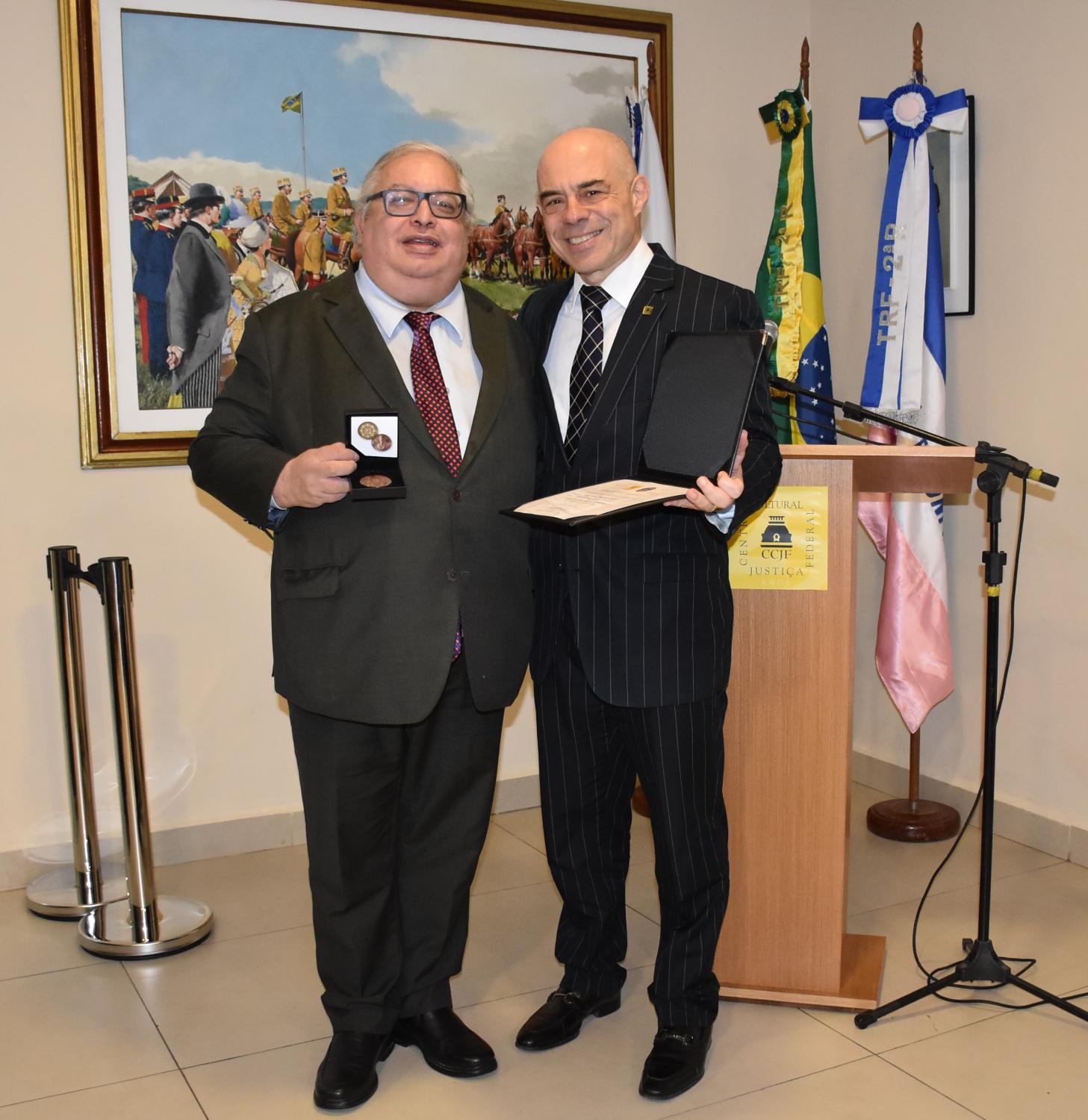 Desembargador Federal Theophilo Miguel e Vice-Presidente do TRF2, Desembargador Federal Firly Nascimento