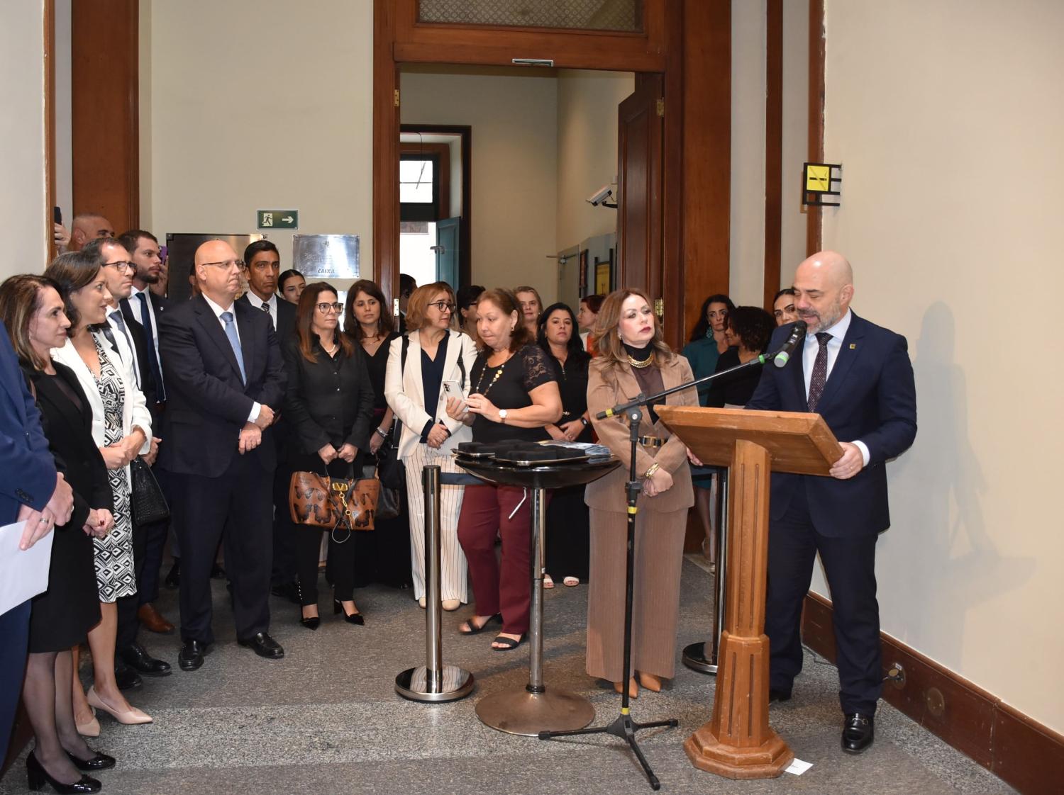 Theophilo Miguel discursa