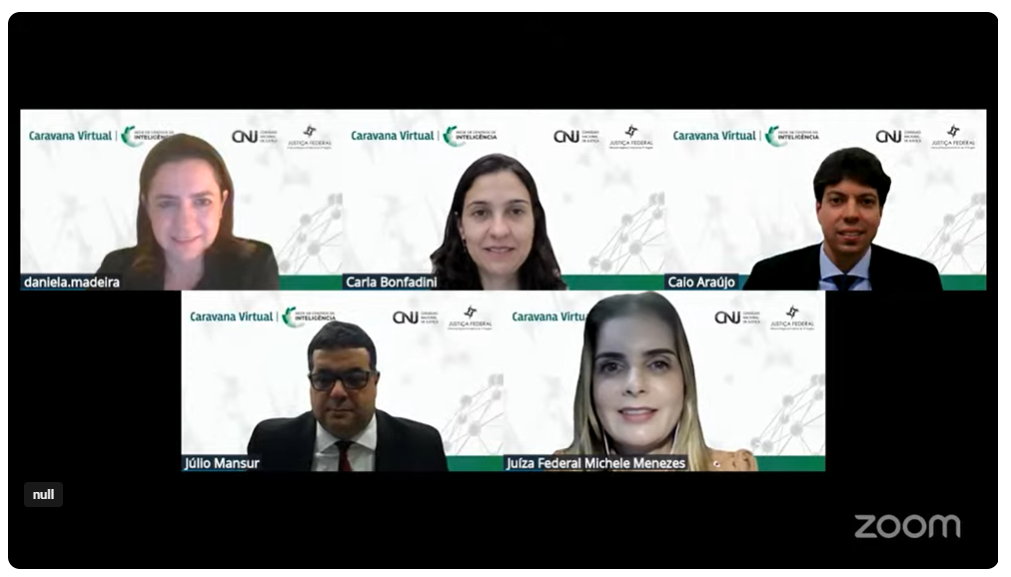 Magistrados que participaram do evento