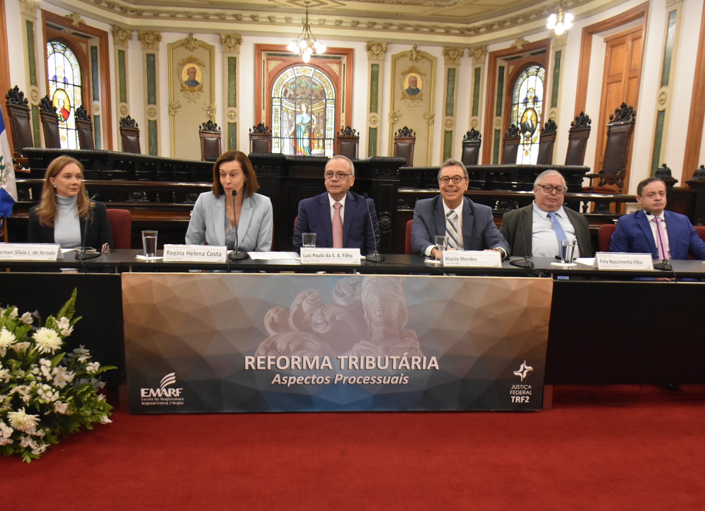 Mesa do evento