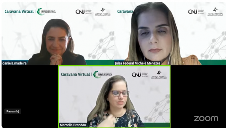 Daniela Pereira Madeira, Michele Menezes da Cunha e Marcella Araújo da Nova Brandão