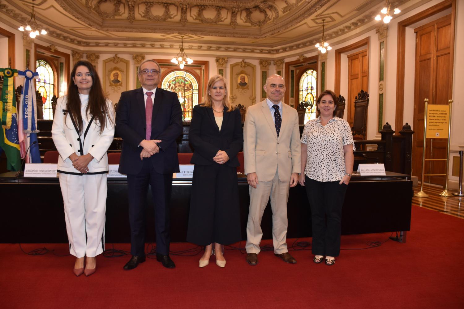 palestrantes da abertura