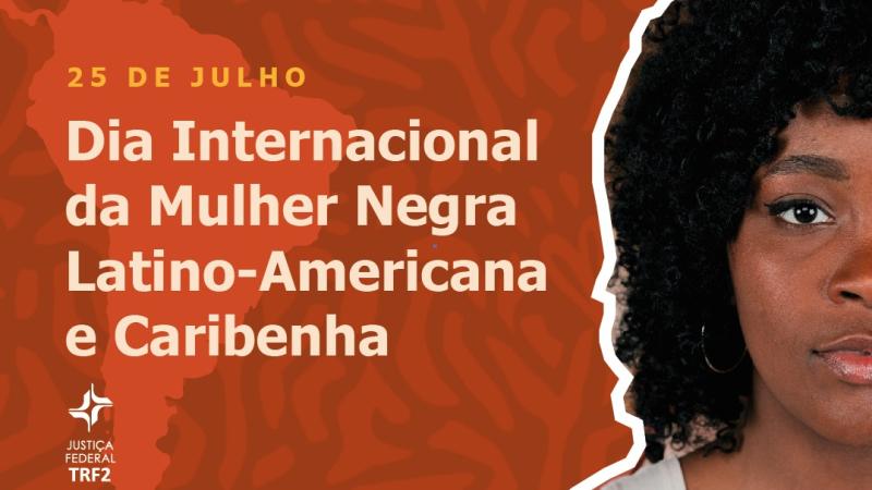 Banner do Dia Internacional da Mulher Negra Latino-Americana e Caribenha
