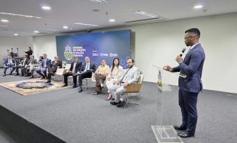 O conselheiro Fábio Esteves ressaltou o trabalho da Comissão do CNJ para avançar na pauta da regularização. Foto: TJMA 