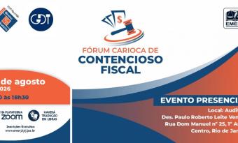 Banner do Fórum Carioca de Contencioso Fiscal