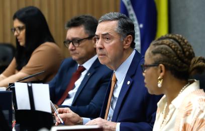 O presidente do CNJ, ministro Luís Roberto Barroso, na 4.ª Sessão Extraordinária do CNJ. FOTO: Romulo Serpa/Ag.CNJ 
