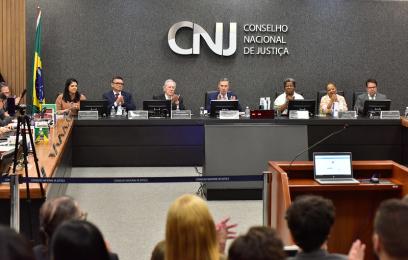 Integrantes da Mesa do CNJ que celebraram o Acordo de Cooperação Técnica n. 134/2024
