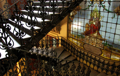 Foto de vitral do CCJF