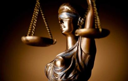 Imagem da deusa da Justiça