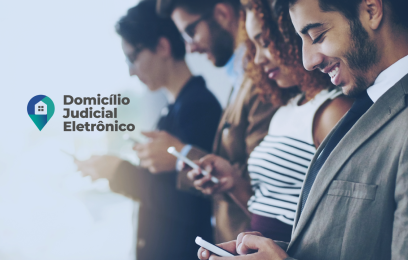 Banner do "Domicílio Judicial Eletrônico"