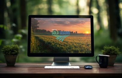 Logo do Prêmio Solo Seguro. Arte: Robson Lenin/CNJ 