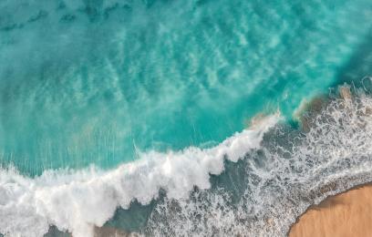 imagem aérea de praia