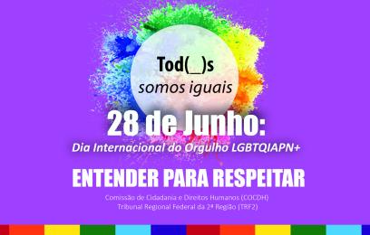 Banner do Dia Internacional do Orgulho LGBT