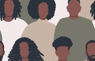 ilustração de pessoas negras