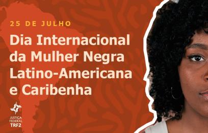 Banner do Dia Internacional da Mulher Negra Latino-Americana e Caribenha