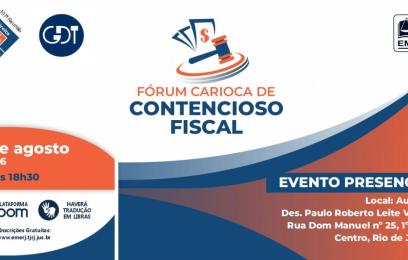 Banner do Fórum Carioca de Contencioso Fiscal