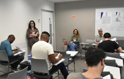 Sala de aula do Concurso