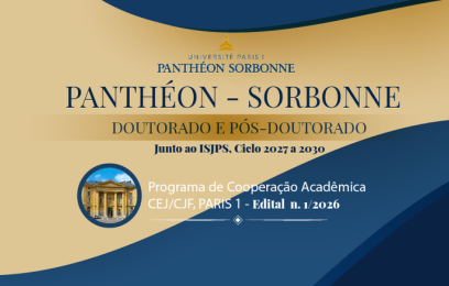 Banner do edital do curso Panthéon-Sorbonne
