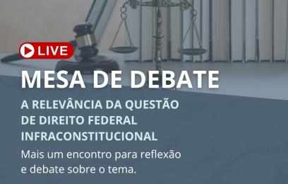 Banner da mesa de debate
